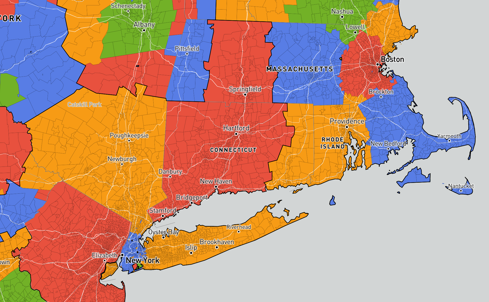 Multi Scale Urban Communities   NewEngland 