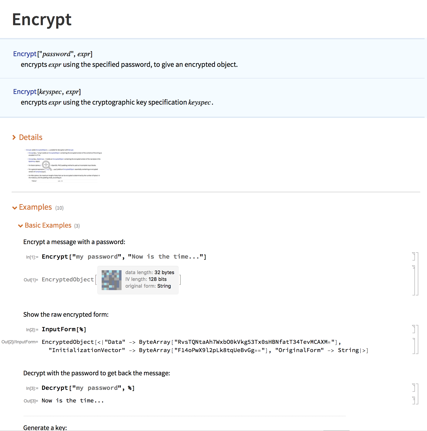 Encrypting Language Cryptography System for WL